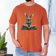 Cute Rabbit Bunny Book Lover Men's Comfort Colors T-Shirt Yam