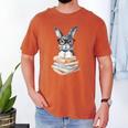Cute Reading Bunny With Glasses Books Reader Book Bookworm Men's Comfort Colors T-Shirt Yam