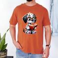 Dalmatian Reading a Book Dog Men's Comfort Colors T-Shirt Yam Dalmatian Reading a Book Dog Men's Comfort Colors T-Shirt Yam