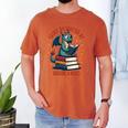 Dark Romance Romantasy Easily Distracted By Dragons & Books Men's Comfort Colors T-Shirt Yam