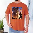 David And Goliath Bible Book Of Samuel Famous Bible Story Men's Comfort Colors T-Shirt Yam