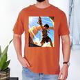 David And Goliath Bible Book Samuel King David Anime Manga Men's Comfort Colors T-Shirt Yam