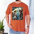 David And Goliath Bible Book Of Samuel King David Comic Men's Comfort Colors T-Shirt Yam