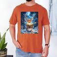 Deer Reads Book Women Girls Reindeer Men's Comfort Colors T-Shirt Yam