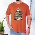 Drink Coffee Read Books Be Happy Caffeine Espresso Men's Comfort Colors T-Shirt Yam