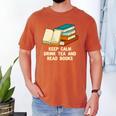 Drink Tea And Read Books Reading Bookworm Literature Men's Comfort Colors T-Shirt Yam Drink Tea And Read Books Reading Bookworm Literature Men's Comfort Colors T-Shirt Yam
