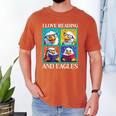 Eagle Love Reading And Eagles Child Book Lover Men's Comfort Colors T-Shirt Yam Eagle Love Reading And Eagles Child Book Lover Men's Comfort Colors T-Shirt Yam
