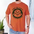 Earth Day 2025 Save Earth It´s Only Planet With Books Reader Men's Comfort Colors T-Shirt Yam Earth Day 2025 Save Earth It´s Only Planet With Books Reader Men's Comfort Colors T-Shirt Yam