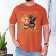 Easily Distracted By Books & Dragons Librarian Book Lover Men's Comfort Colors T-Shirt Yam