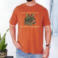 Easily Distracted By Books And Dragons Graphic Premium Men's Comfort Colors T-Shirt Yam