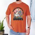Easily Distracted By Books Read Goose Lover Bookworm Reading Men's Comfort Colors T-Shirt Yam Easily Distracted By Books Read Goose Lover Bookworm Reading Men's Comfort Colors T-Shirt Yam