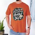 Easily Distracted By Yarn And Books Men's Comfort Colors T-Shirt Yam