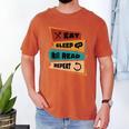 Eat Sleep Read Repeat Reading Books Reader Bookworm Men's Comfort Colors T-Shirt Yam