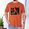 Fight Evil Read Books Propaganda Poster Men's Comfort Colors T-Shirt Yam