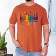 Floral Flower Book Equality Human Rights Women's Rights Men's Comfort Colors T-Shirt Yam