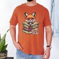 Fox Read Books Be Kind Stay Weird Reader Cute Nerd Bookworm Men's Comfort Colors T-Shirt Yam Fox Read Books Be Kind Stay Weird Reader Cute Nerd Bookworm Men's Comfort Colors T-Shirt Yam
