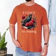 Fuck Off Im Reading Smut Books Dark Romance Book Crow F Cawf Men's Comfort Colors T-Shirt Yam