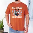 Go Away I'm Reading Book Reader Cute Fox Loves Books Men's Comfort Colors T-Shirt Yam Go Away I'm Reading Book Reader Cute Fox Loves Books Men's Comfort Colors T-Shirt Yam