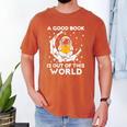 Good Book Is Out Of This World Astronaut Moon Space Reading Men's Comfort Colors T-Shirt Yam Good Book Is Out Of This World Astronaut Moon Space Reading Men's Comfort Colors T-Shirt Yam