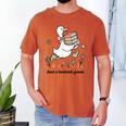 Goose With Books Cute Bookworm Reader Men's Comfort Colors T-Shirt Yam