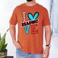 I Heart Books Love Reading Red And Stripe Animated Cat For Men Women Girls Kids Men's Comfort Colors T-Shirt Yam I Heart Books Love Reading Red And Stripe Animated Cat For Men Women Girls Kids Men's Comfort Colors T-Shirt Yam