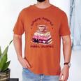 Where Hearts Groovy Meet Stories Coffee Books Valentines Day Men's Comfort Colors T-Shirt Yam