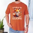 I'd Rather Be Reading Cute Fox Book Lover Reader Bookworm Men's Comfort Colors T-Shirt Yam I'd Rather Be Reading Cute Fox Book Lover Reader Bookworm Men's Comfort Colors T-Shirt Yam
