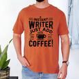 Instant Writer Just Add Coffee Author Book Writing Books Men's Comfort Colors T-Shirt Yam Instant Writer Just Add Coffee Author Book Writing Books Men's Comfort Colors T-Shirt Yam