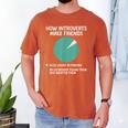 Introvert Introverted Person Awkward Introverts Dog Lover Men's Comfort Colors T-Shirt Yam