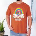 It's Book Fair Week Librarian Library Literacy Reading Men's Comfort Colors T-Shirt Yam