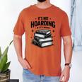 It's Not Hoarding If It's Books Book Lover Readers Men's Comfort Colors T-Shirt Yam