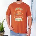 Just One More Chapter Cozy Book Lover Reading & Coffee Men's Comfort Colors T-Shirt Yam Just One More Chapter Cozy Book Lover Reading & Coffee Men's Comfort Colors T-Shirt Yam