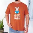 I Just Want To Read Books And Pet My Rabbit Men's Comfort Colors T-Shirt Yam I Just Want To Read Books And Pet My Rabbit Men's Comfort Colors T-Shirt Yam