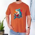 Kawaii Shark Reads Book Reading Library Book Bookworm Men's Comfort Colors T-Shirt Yam Kawaii Shark Reads Book Reading Library Book Bookworm Men's Comfort Colors T-Shirt Yam