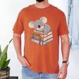 Koala Reading Book Pajama Sleep Men's Comfort Colors T-Shirt Yam Koala Reading Book Pajama Sleep Men's Comfort Colors T-Shirt Yam