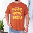 I Am Librarian Book Reader Library Book Reading Men's Comfort Colors T-Shirt Yam