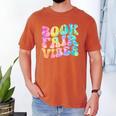 Library Book Fair Vibe Tie Dye School Reading Nostalgic Men's Comfort Colors T-Shirt Yam Library Book Fair Vibe Tie Dye School Reading Nostalgic Men's Comfort Colors T-Shirt Yam