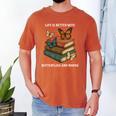 Life Is Better With Butterflies And Books Cute Butterfly Men's Comfort Colors T-Shirt Yam Life Is Better With Butterflies And Books Cute Butterfly Men's Comfort Colors T-Shirt Yam