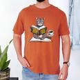 Life Is Better With Cats Coffee Books Cat Reading Book Men's Comfort Colors T-Shirt Yam Life Is Better With Cats Coffee Books Cat Reading Book Men's Comfort Colors T-Shirt Yam