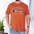 Life Happens Reading Helps Loves To Read Books Cats Men's Comfort Colors T-Shirt Yam