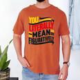 You Literally Mean Figuratively Grammar Teacher Book Writers Men's Comfort Colors T-Shirt Yam