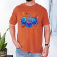 Little Ghost Coffee Tee Spooky Season Ghost Reading Book Men's Comfort Colors T-Shirt Yam
