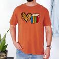 Love Reading Book Librarian Across America Men Women Kids Men's Comfort Colors T-Shirt Yam