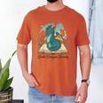 Magical Book Dragon Fantasy Reading Enthusiast Art Men's Comfort Colors T-Shirt Yam Magical Book Dragon Fantasy Reading Enthusiast Art Men's Comfort Colors T-Shirt Yam