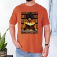 Man Reading Book Black History Month Book Lover Afro Men's Comfort Colors T-Shirt Yam Man Reading Book Black History Month Book Lover Afro Men's Comfort Colors T-Shirt Yam
