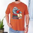 Manatee Reading Books Matching Bookworm Readers Librarian Men's Comfort Colors T-Shirt Yam Manatee Reading Books Matching Bookworm Readers Librarian Men's Comfort Colors T-Shirt Yam