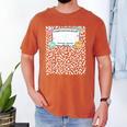 Matching Group Halloween Teacher Composition Book Notebook Men's Comfort Colors T-Shirt Yam