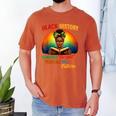 Melanin Honoring Past Inspiring Pride Book Month Men's Comfort Colors T-Shirt Yam
