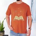 Mystic Astral Lunar Celestial Witch Spell Book Men's Comfort Colors T-Shirt Yam