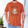North Pole Book Club Christmas Xmas Hot Cocoa Bookish Men's Comfort Colors T-Shirt Yam